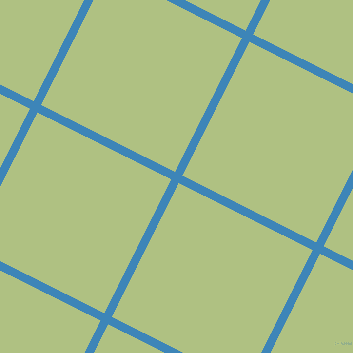 63/153 degree angle diagonal checkered chequered lines, 17 pixel lines width, 307 pixel square size, Curious Blue and Caper plaid checkered seamless tileable