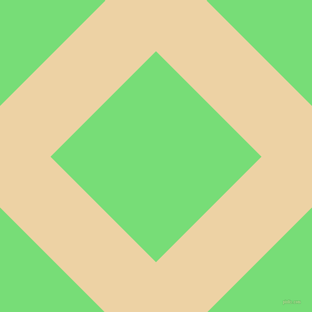 45/135 degree angle diagonal checkered chequered lines, 142 pixel lines width, 296 pixel square size, Dairy Cream and Pastel Green plaid checkered seamless tileable