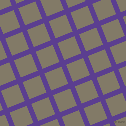 22/112 degree angle diagonal checkered chequered lines, 17 pixel lines width, 62 pixel square size, Daisy Bush and Arrowtown plaid checkered seamless tileable