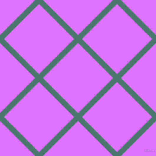 45/135 degree angle diagonal checkered chequered lines, 19 pixel line width, 168 pixel square size, Dark Green Copper and Heliotrope plaid checkered seamless tileable