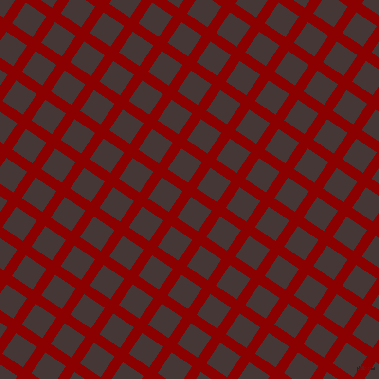 56/146 degree angle diagonal checkered chequered lines, 21 pixel lines width, 51 pixel square size, Dark Red and Cowboy plaid checkered seamless tileable