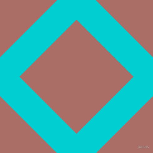 45/135 degree angle diagonal checkered chequered lines, 88 pixel lines width, 259 pixel square size, Dark Turquoise and Coral Tree plaid checkered seamless tileable