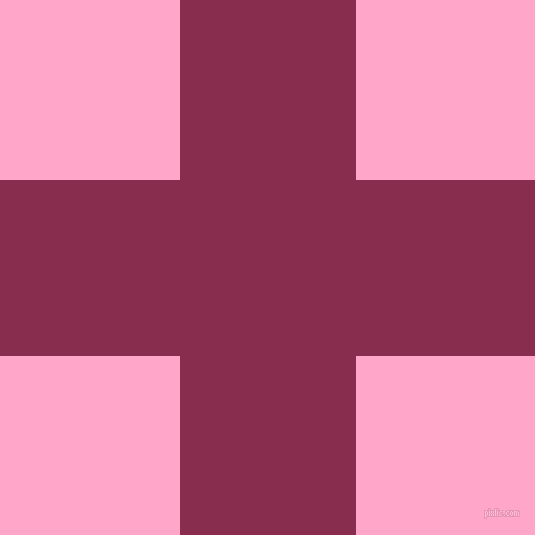 checkered chequered horizontal vertical lines, 176 pixel lines width, 359 pixel square size, Disco and Carnation Pink plaid checkered seamless tileable