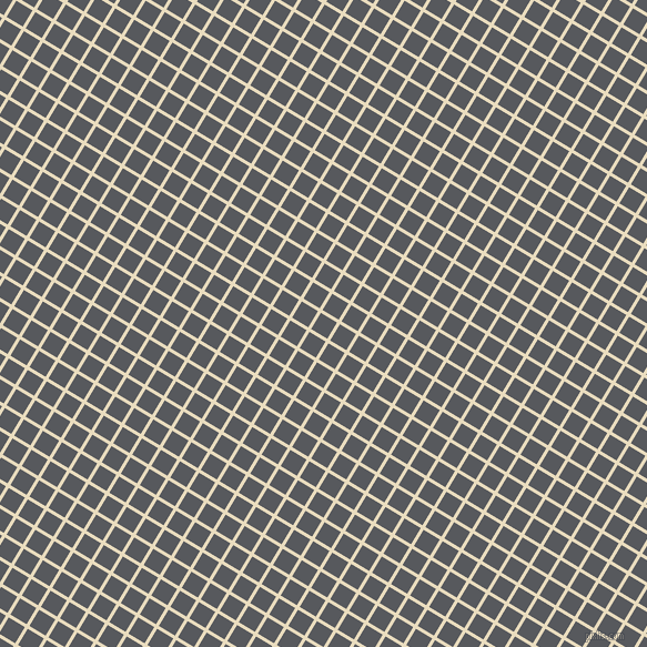 59/149 degree angle diagonal checkered chequered lines, 3 pixel line width, 17 pixel square size, Double Pearl Lusta and Bright Grey plaid checkered seamless tileable