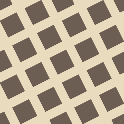 27/117 degree angle diagonal checkered chequered lines, 35 pixel line width, 73 pixel square size, Double Pearl Lusta and Kabul plaid checkered seamless tileable