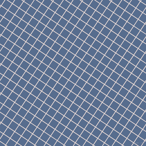 56/146 degree angle diagonal checkered chequered lines, 3 pixel lines width, 31 pixel square size, Ebb and Kashmir Blue plaid checkered seamless tileable
