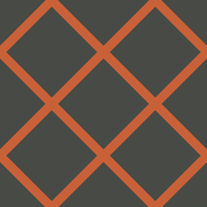 45/135 degree angle diagonal checkered chequered lines, 31 pixel line width, 224 pixel square size, Ecstasy and Armadillo plaid checkered seamless tileable
