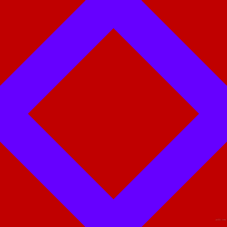 45/135 degree angle diagonal checkered chequered lines, 134 pixel lines width, 411 pixel square size, Electric Indigo and Free Speech Red plaid checkered seamless tileable