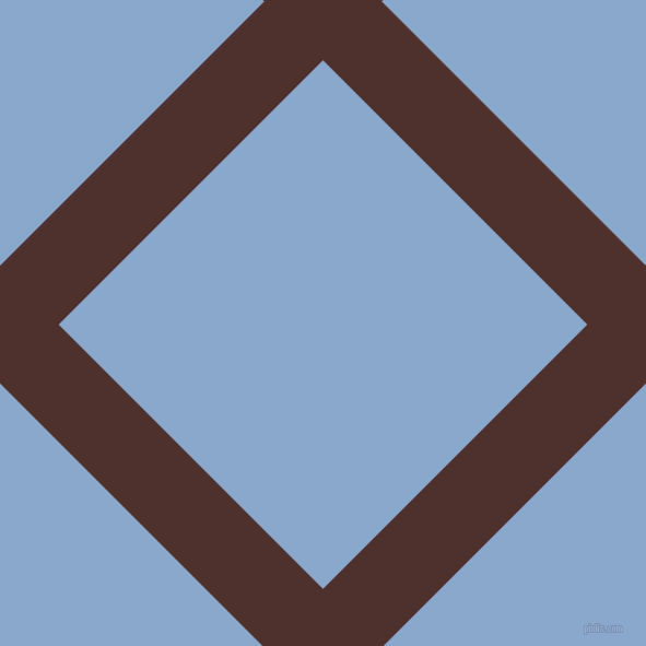 45/135 degree angle diagonal checkered chequered lines, 76 pixel lines width, 342 pixel square size, Espresso and Polo Blue plaid checkered seamless tileable