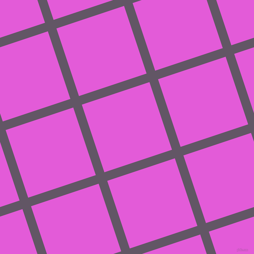 18/108 degree angle diagonal checkered chequered lines, 29 pixel line width, 229 pixel square size, Fedora and Free Speech Magenta plaid checkered seamless tileable