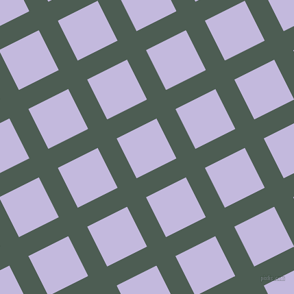 27/117 degree angle diagonal checkered chequered lines, 31 pixel line width, 65 pixel square size, Feldgrau and Melrose plaid checkered seamless tileable