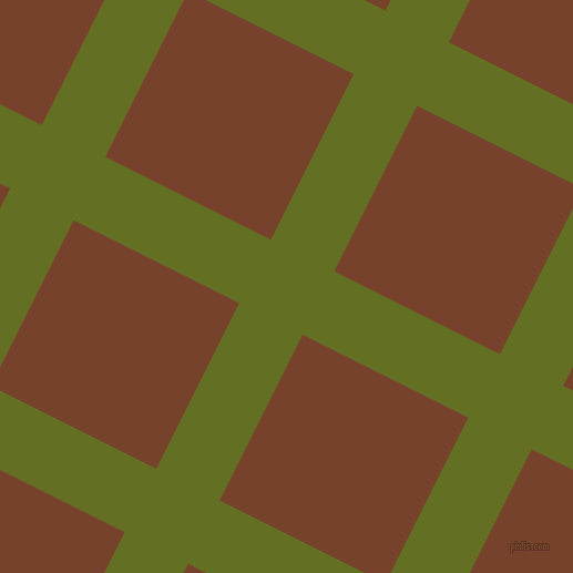 63/153 degree angle diagonal checkered chequered lines, 64 pixel lines width, 167 pixel square size, Fiji Green and Copper Canyon plaid checkered seamless tileable
