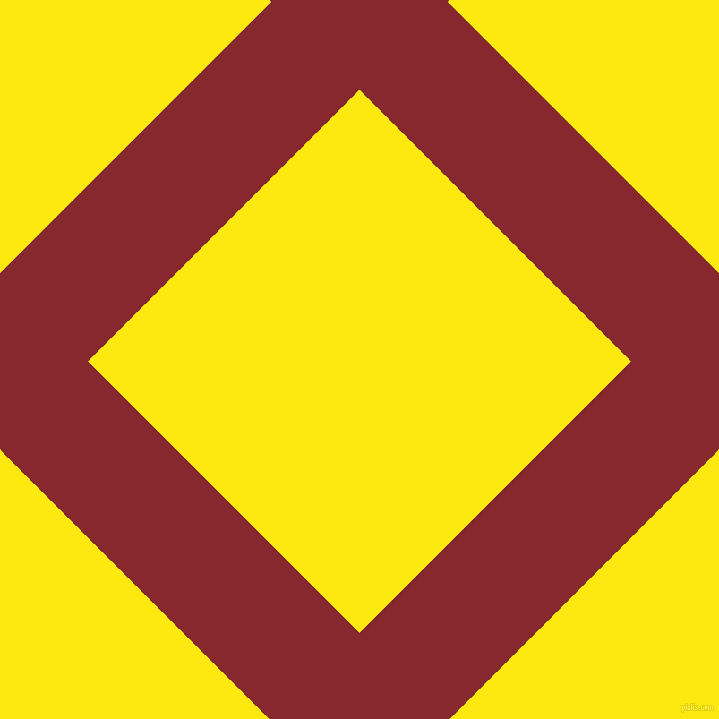 45/135 degree angle diagonal checkered chequered lines, 139 pixel line width, 429 pixel square size, Flame Red and Lemon plaid checkered seamless tileable