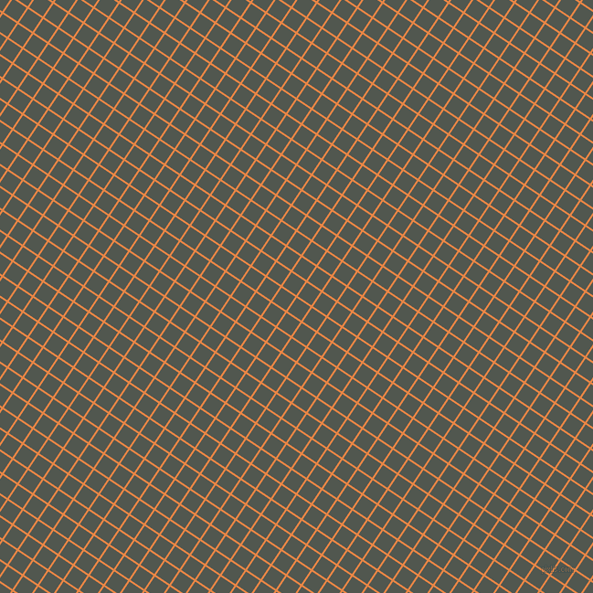 56/146 degree angle diagonal checkered chequered lines, 2 pixel line width, 18 pixel square size, Flamenco and Battleship Grey plaid checkered seamless tileable