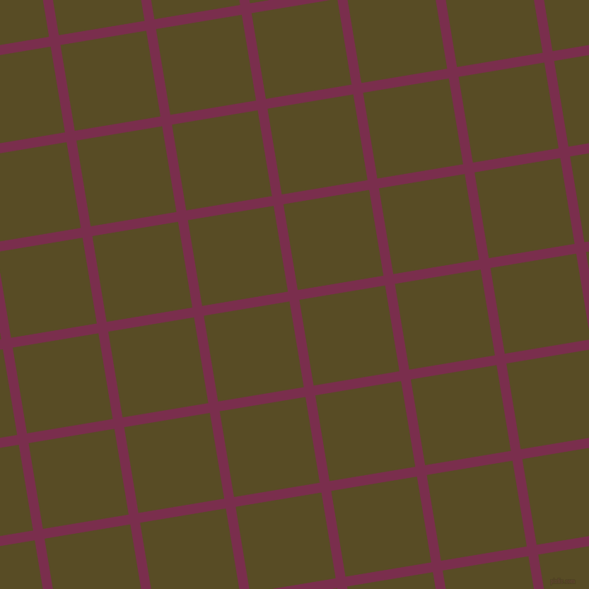 9/99 degree angle diagonal checkered chequered lines, 14 pixel lines width, 123 pixel square size, Flirt and Bronze Olive plaid checkered seamless tileable