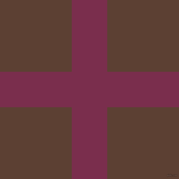 checkered chequered horizontal vertical lines, 124 pixel line width, 502 pixel square size, Flirt and Very Dark Brown plaid checkered seamless tileable