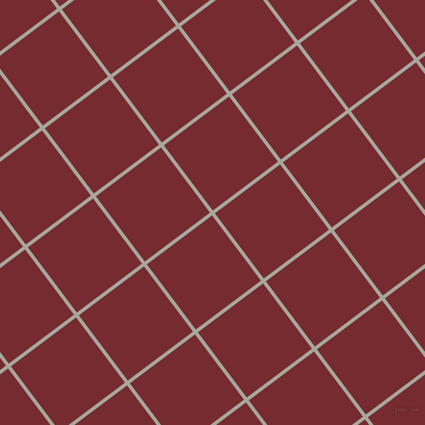 37/127 degree angle diagonal checkered chequered lines, 5 pixel line width, 116 pixel square size, Foggy Grey and Tamarillo plaid checkered seamless tileable
