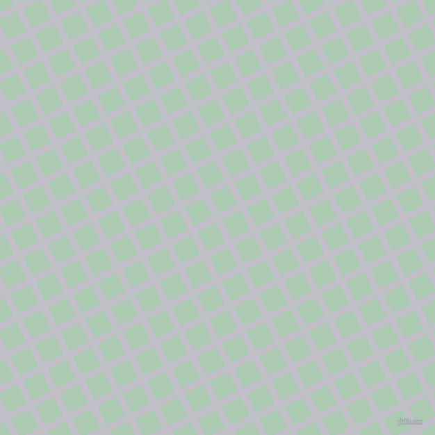 27/117 degree angle diagonal checkered chequered lines, 10 pixel line width, 30 pixel square size, Ghost and Gum Leaf plaid checkered seamless tileable