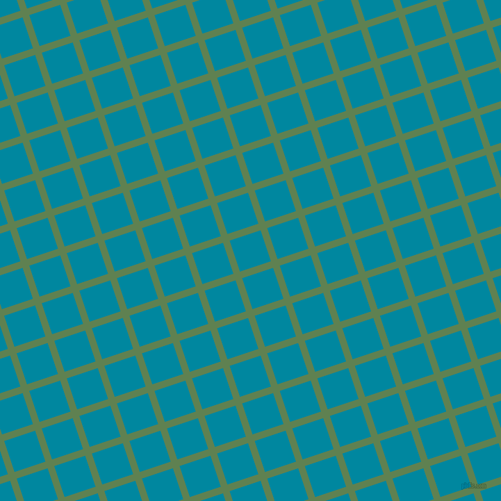 18/108 degree angle diagonal checkered chequered lines, 10 pixel line width, 47 pixel square sizeGlade Green and Eastern Blue plaid checkered seamless tileable