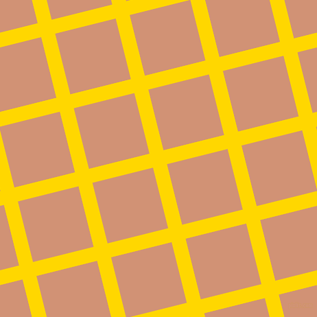 14/104 degree angle diagonal checkered chequered lines, 21 pixel lines width, 91 pixel square size, Gold and Feldspar plaid checkered seamless tileable