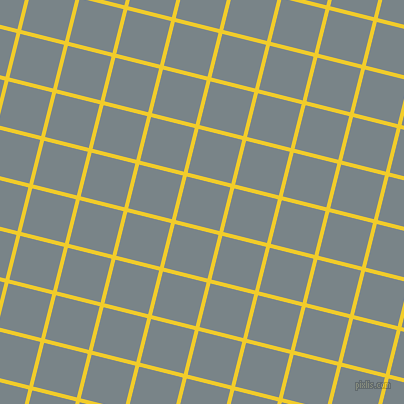 76/166 degree angle diagonal checkered chequered lines, 4 pixel lines width, 45 pixel square size, Golden Dream and Regent Grey plaid checkered seamless tileable