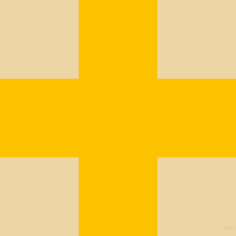 checkered chequered horizontal vertical lines, 275 pixel lines width, 552 pixel square size, Golden Poppy and Astra plaid checkered seamless tileable