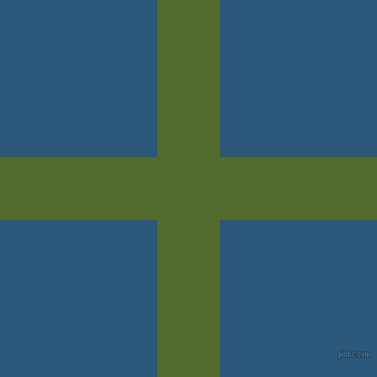 checkered chequered horizontal vertical lines, 69 pixel lines width, 344 pixel square size, Green Leaf and Venice Blue plaid checkered seamless tileable