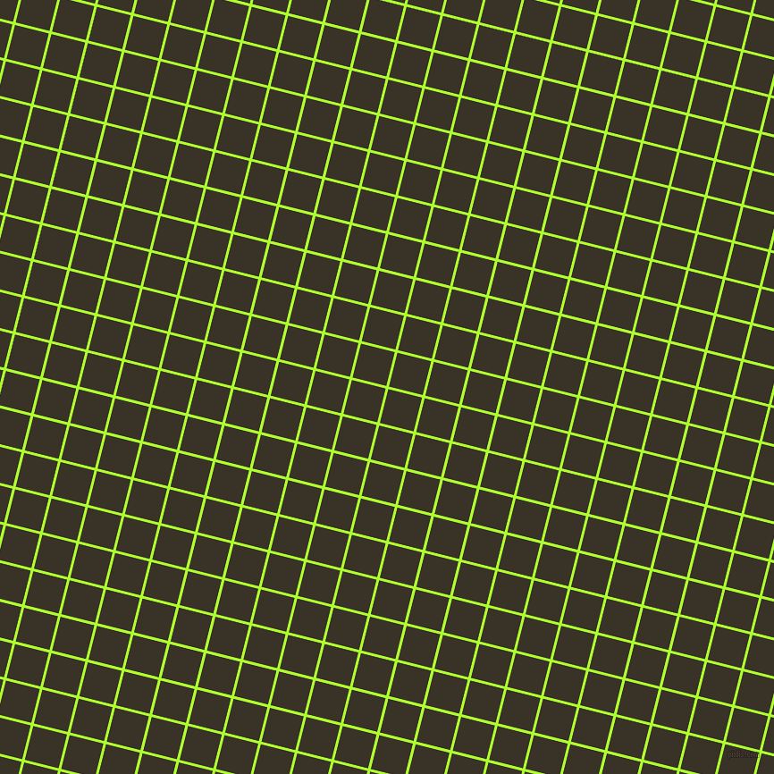 76/166 degree angle diagonal checkered chequered lines, 3 pixel line width, 39 pixel square size, Green Yellow and Creole plaid checkered seamless tileable