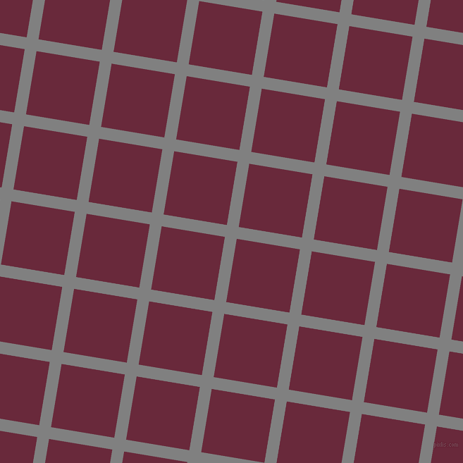 81/171 degree angle diagonal checkered chequered lines, 17 pixel line width, 91 pixel square size, Grey and Siren plaid checkered seamless tileable