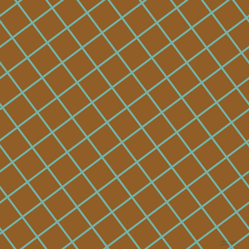 37/127 degree angle diagonal checkered chequered lines, 4 pixel lines width, 46 pixel square size, Gulf Stream and Afghan Tan plaid checkered seamless tileable