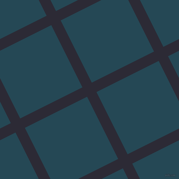 27/117 degree angle diagonal checkered chequered lines, 36 pixel line width, 239 pixel square size, Haiti and Teal Blue plaid checkered seamless tileable