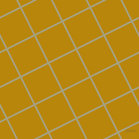 27/117 degree angle diagonal checkered chequered lines, 6 pixel line width, 98 pixel square size, Hillary and Dark Goldenrod plaid checkered seamless tileable