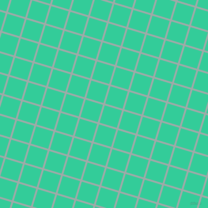 73/163 degree angle diagonal checkered chequered lines, 6 pixel lines width, 59 pixel square size, Hit Grey and Shamrock plaid checkered seamless tileable