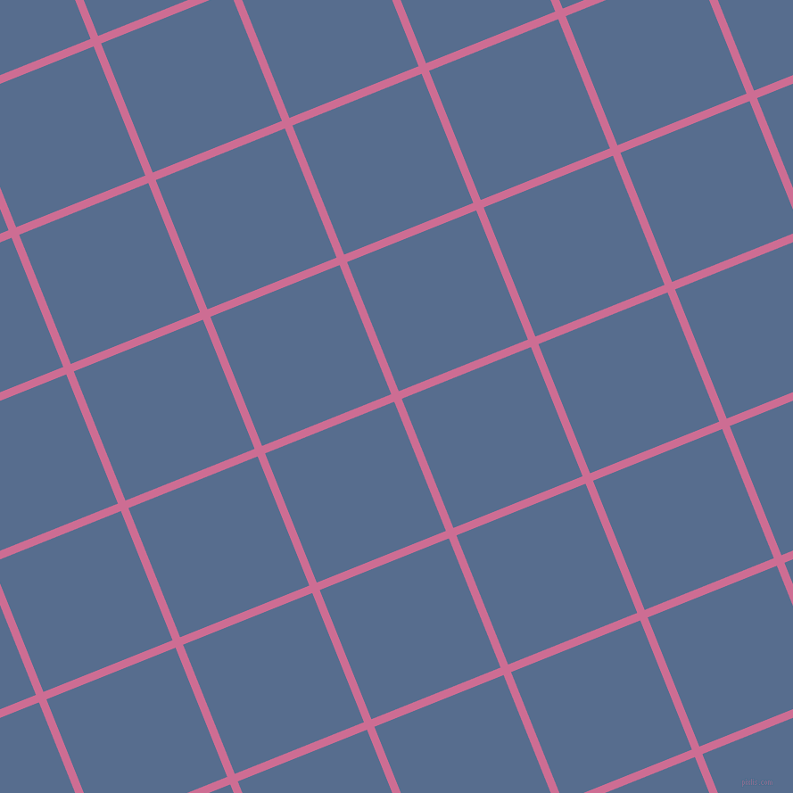 22/112 degree angle diagonal checkered chequered lines, 9 pixel line width, 156 pixel square size, Hopbush and Kashmir Blue plaid checkered seamless tileable