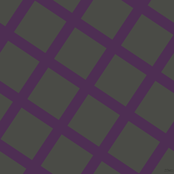 56/146 degree angle diagonal checkered chequered lines, 42 pixel lines width, 154 pixel square size, Hot Purple and Gravel plaid checkered seamless tileable