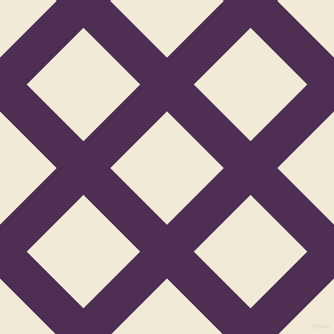 45/135 degree angle diagonal checkered chequered lines, 78 pixel lines width, 165 pixel square size, Hot Purple and Half Pearl Lusta plaid checkered seamless tileable