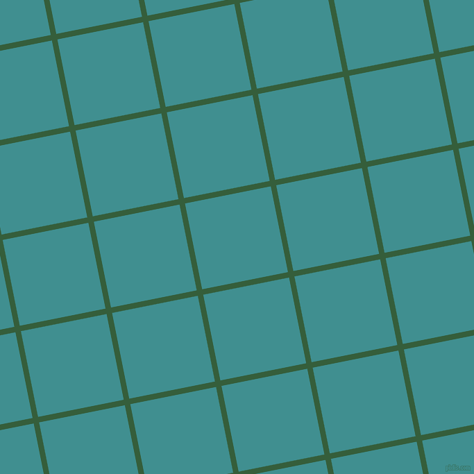 11/101 degree angle diagonal checkered chequered lines, 8 pixel line width, 126 pixel square size, Hunter Green and Blue Chill plaid checkered seamless tileable
