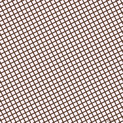 27/117 degree angle diagonal checkered chequered lines, 3 pixel line width, 11 pixel square size, Indian Tan and Lavender Blush plaid checkered seamless tileable