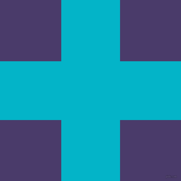 checkered chequered horizontal vertical lines, 188 pixel lines width, 391 pixel square size, Iris Blue and Meteorite plaid checkered seamless tileable