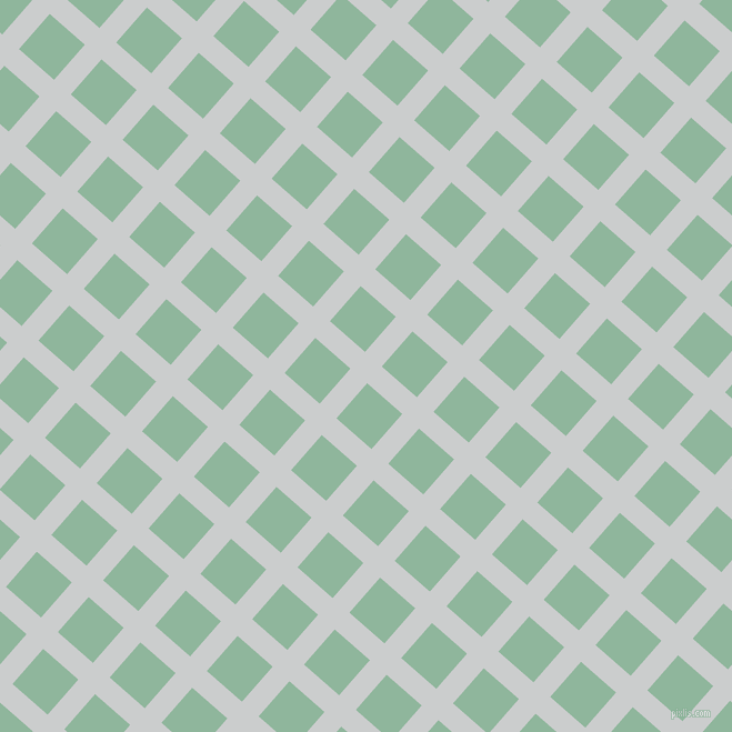 49/139 degree angle diagonal checkered chequered lines, 20 pixel lines width, 42 pixel square size, Iron and Summer Green plaid checkered seamless tileable