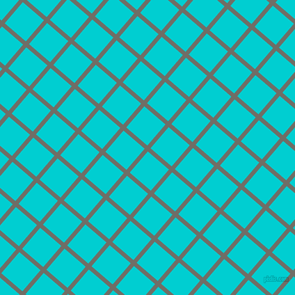 49/139 degree angle diagonal checkered chequered lines, 6 pixel line width, 40 pixel square size, Ironside Grey and Dark Turquoise plaid checkered seamless tileable