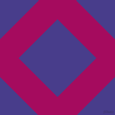 45/135 degree angle diagonal checkered chequered lines, 93 pixel lines width, 193 pixel square size, Jazzberry Jam and Dark Slate Blue plaid checkered seamless tileable