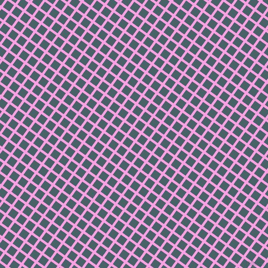54/144 degree angle diagonal checkered chequered lines, 5 pixel line width, 16 pixel square size, Lavender Rose and Smalt Blue plaid checkered seamless tileable