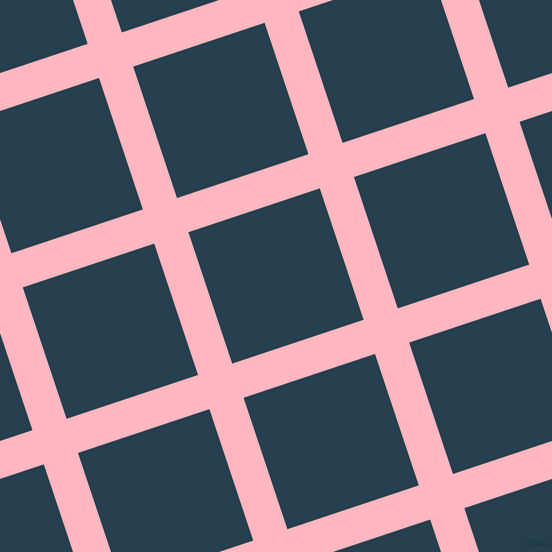 18/108 degree angle diagonal checkered chequered lines, 52 pixel lines width, 200 pixel square size, Light Pink and Nile Blue plaid checkered seamless tileable