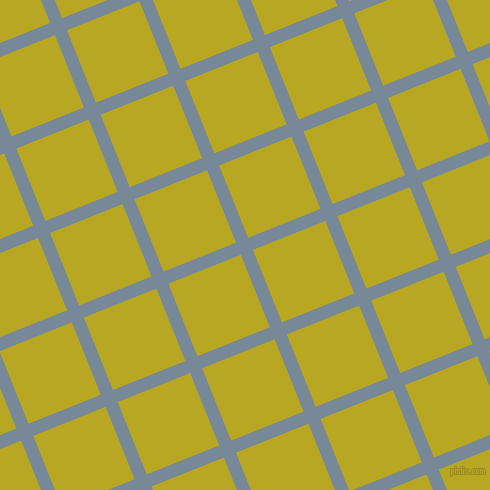 22/112 degree angle diagonal checkered chequered lines, 13 pixel line width, 78 pixel square size, Light Slate Grey and Earls Green plaid checkered seamless tileable