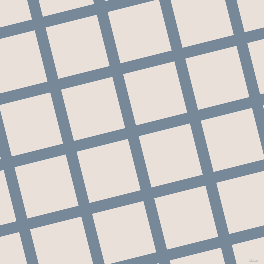 14/104 degree angle diagonal checkered chequered lines, 39 pixel line width, 185 pixel square size, Light Slate Grey and Spring Wood plaid checkered seamless tileable