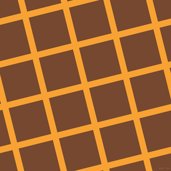 14/104 degree angle diagonal checkered chequered lines, 20 pixel lines width, 112 pixel square size, Lightning Yellow and Cape Palliser plaid checkered seamless tileable