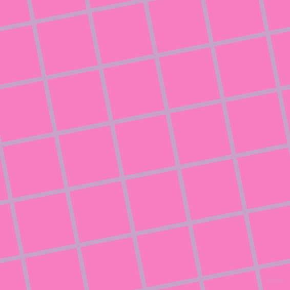 11/101 degree angle diagonal checkered chequered lines, 9 pixel line width, 102 pixel square size, Lilac and Persian Pink plaid checkered seamless tileable