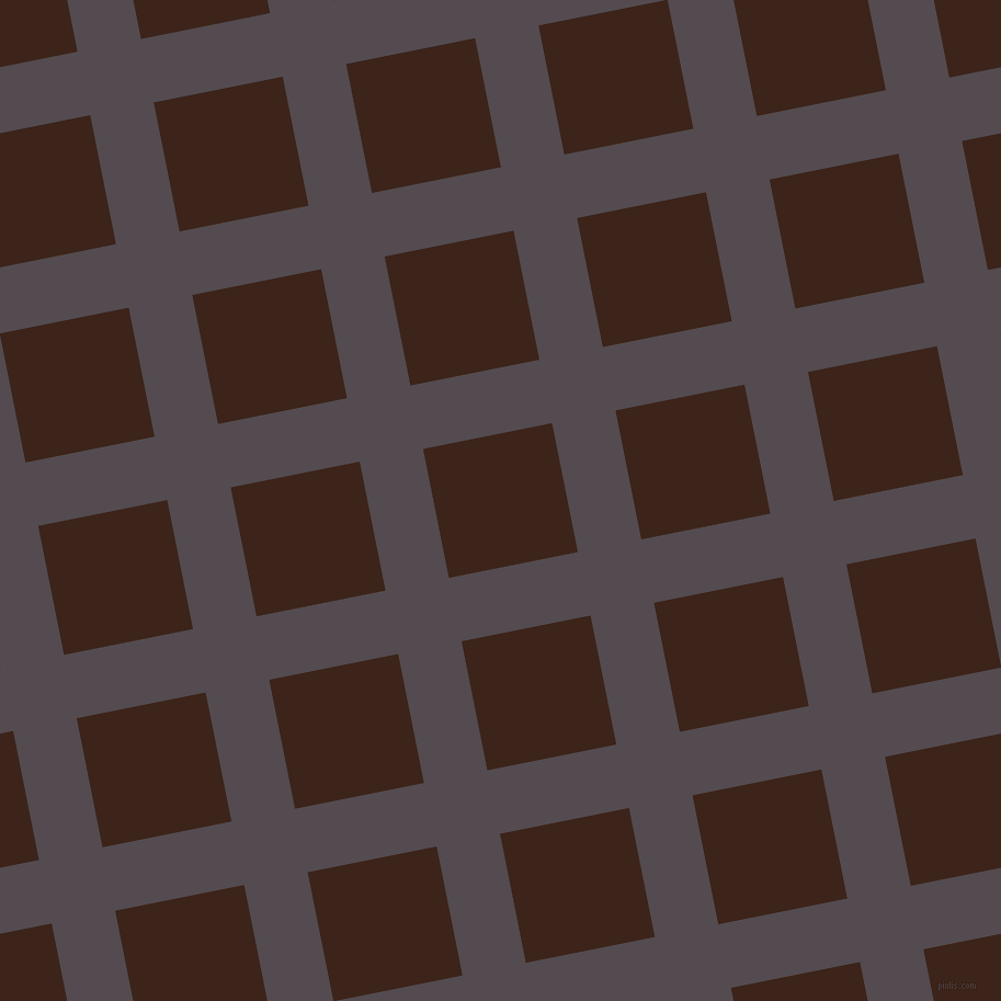 11/101 degree angle diagonal checkered chequered lines, 59 pixel lines width, 120 pixel square size, Liver and Brown Pod plaid checkered seamless tileable