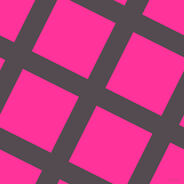 63/153 degree angle diagonal checkered chequered lines, 63 pixel line width, 200 pixel square size, Liver and Wild Strawberry plaid checkered seamless tileable